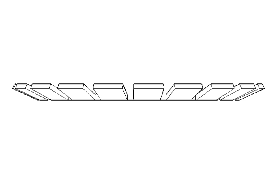 Frein d'écrou MB8 40x62 St-Zn DIN5406