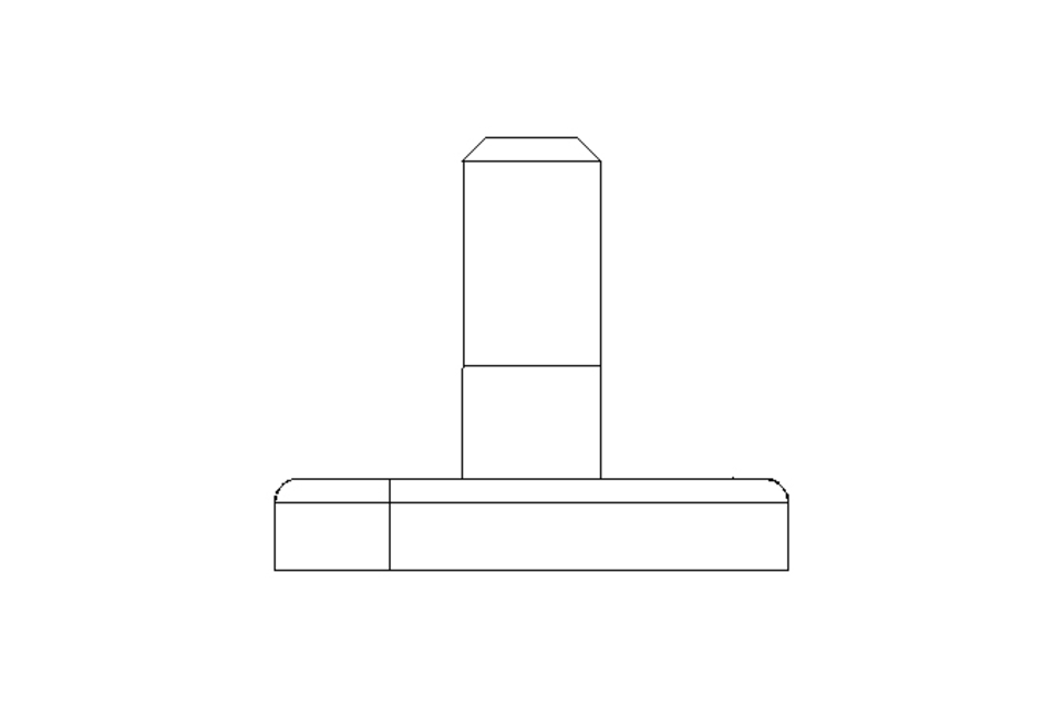 Hammerkopfschraube M6x15 A2