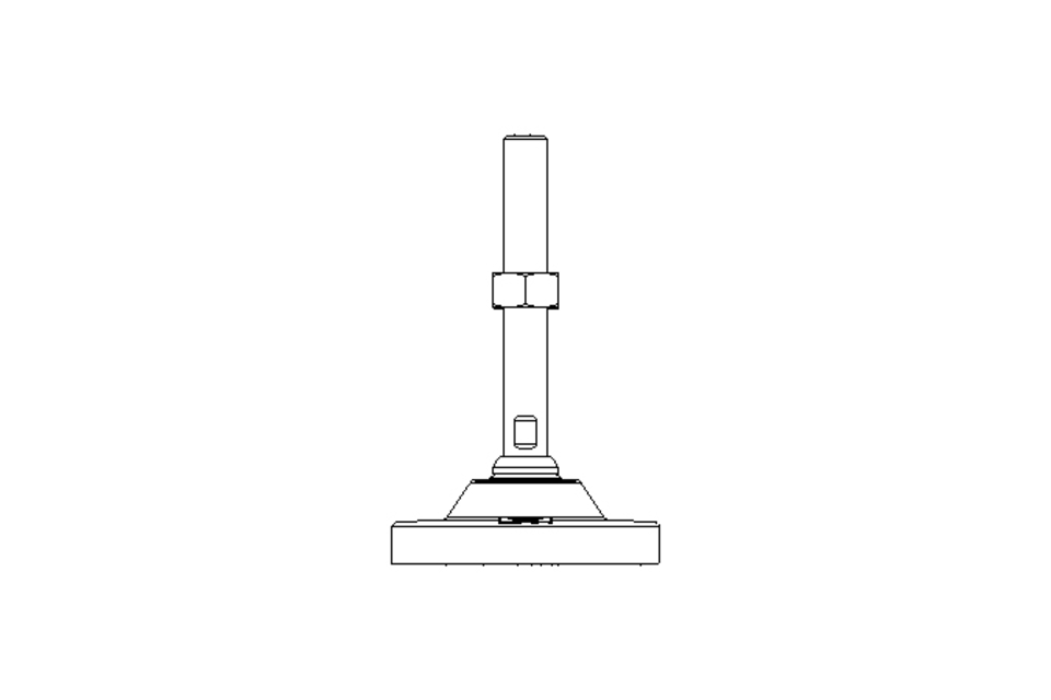 Gelenkfuß D=125 H=200 45000N M20