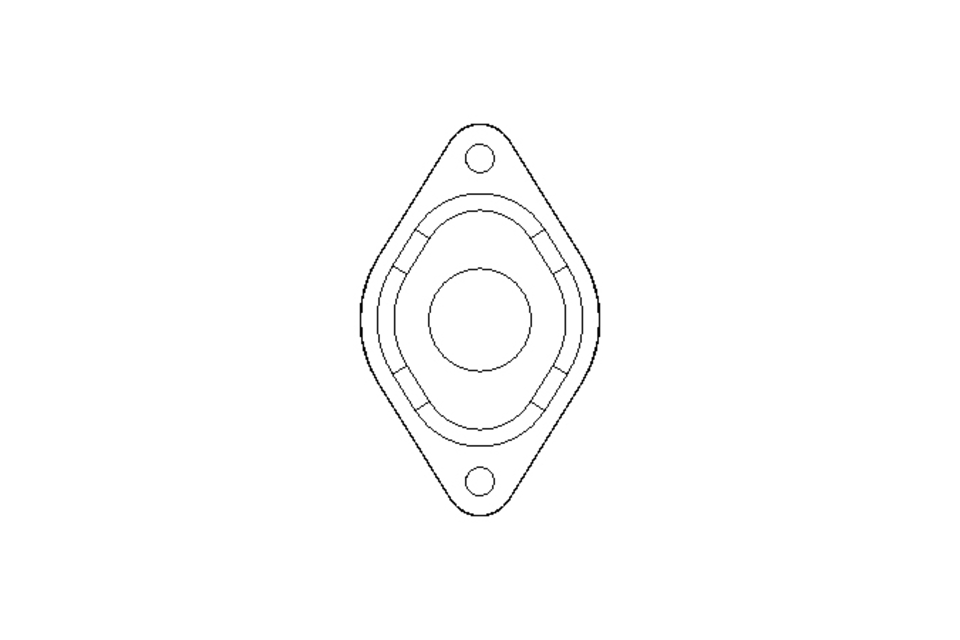 Flange bearing PCFT 50x116x43.7