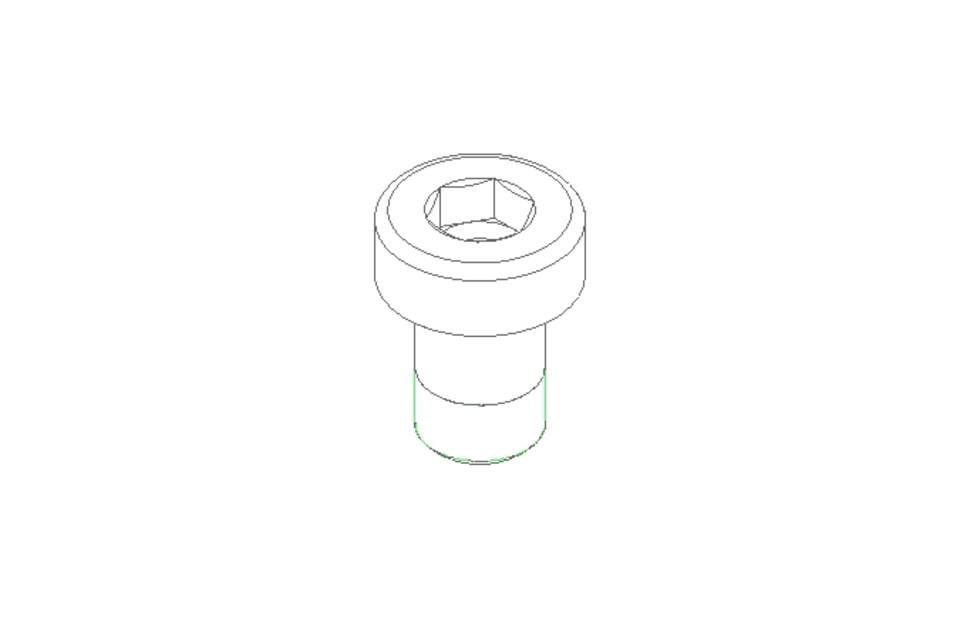 Zyl-Schraube M8x12 A2 70 DIN6912