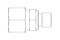 Pipe screw connector L 12 G1/4" 1.4571