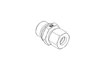 Pipe screw connector L 12 G1/2" 1.4571