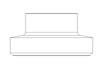 Gewindestutzen SC DN40 CNS DIN11851