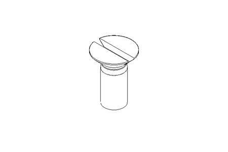 Countersunk screw A2-70  M 5x12  DIN 963