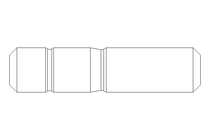 Stud bolt M12x40 DIN938-ZnNi/T2/720h