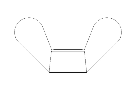 Flügelmutter M12 A2 DIN315