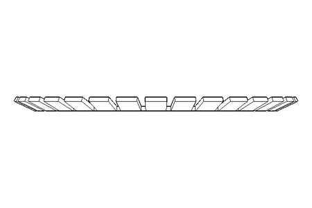 Sicherungsblech MB13 65x92 St12-O3